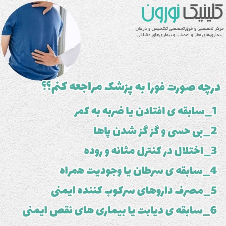 بررسی علل کمر درد با خانم دکتر شیما شاه زمانی | کلینیک مغز و اعصاب اصفهان